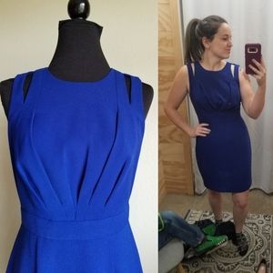 The Limited Royal Blue Cutout Dress